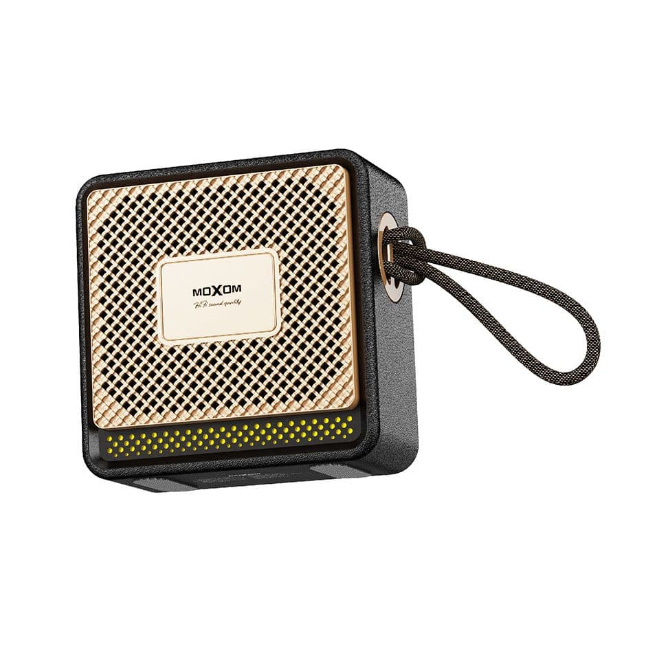 MOXOM MX-SK102 Portable Wireless Speaker – Bluetooth 5.3, RGB Lights, Deep Bass