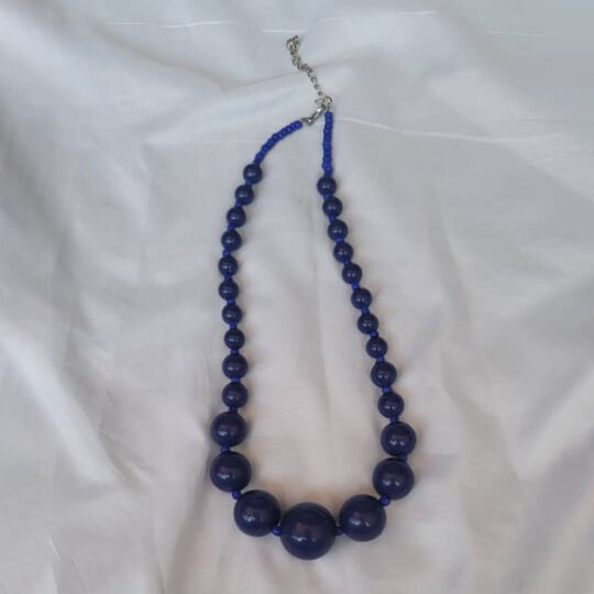 Blue Bead Necklace