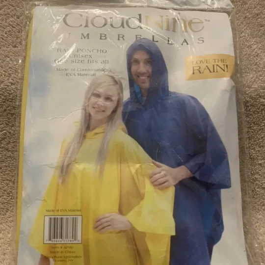 CloudNine Umbrellas Rain Poncho