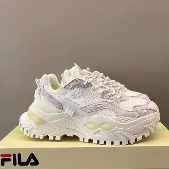 Fila White Terrain Chunky Sneakers
