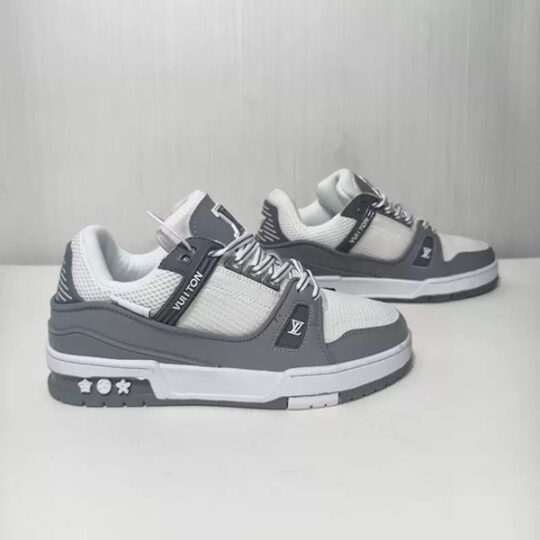 Grey Monochrome Designer-Style Sneaker