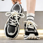 Street Pulse Mesh Trainers – Black