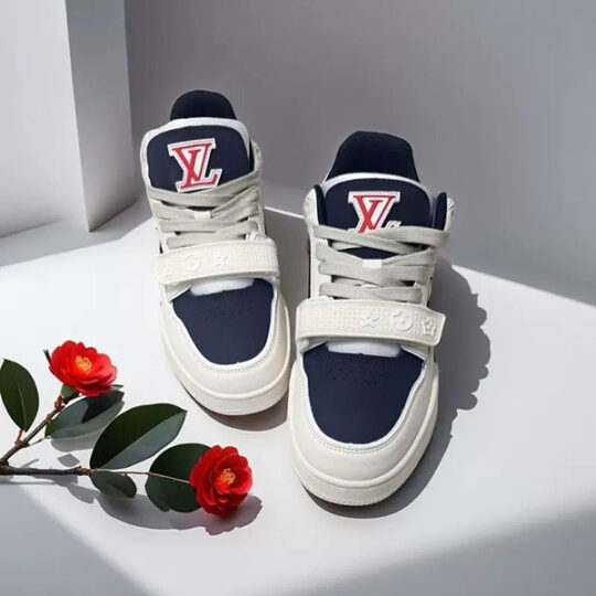 LV Classic Court Sneakers – White/Navy