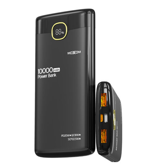 Moxom 20W & 10000mAh  Portable LCD Power Bank