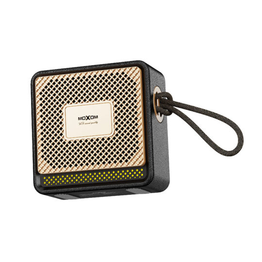 MOXOM MX-SK102 Portable Wireless Speaker – Bluetooth 5.3, RGB Lights, Deep Bass